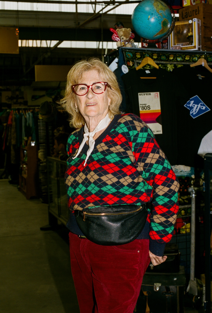 Jeanette Luke owner of From Here to Eternity vintage clothing at My Dead Grandpa Adelaide