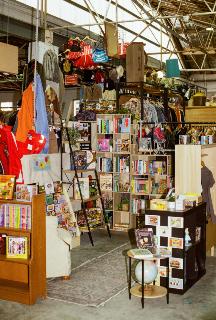 Better Off Read book stall inside My Dead Grandpa vintage marketplace Adelaide