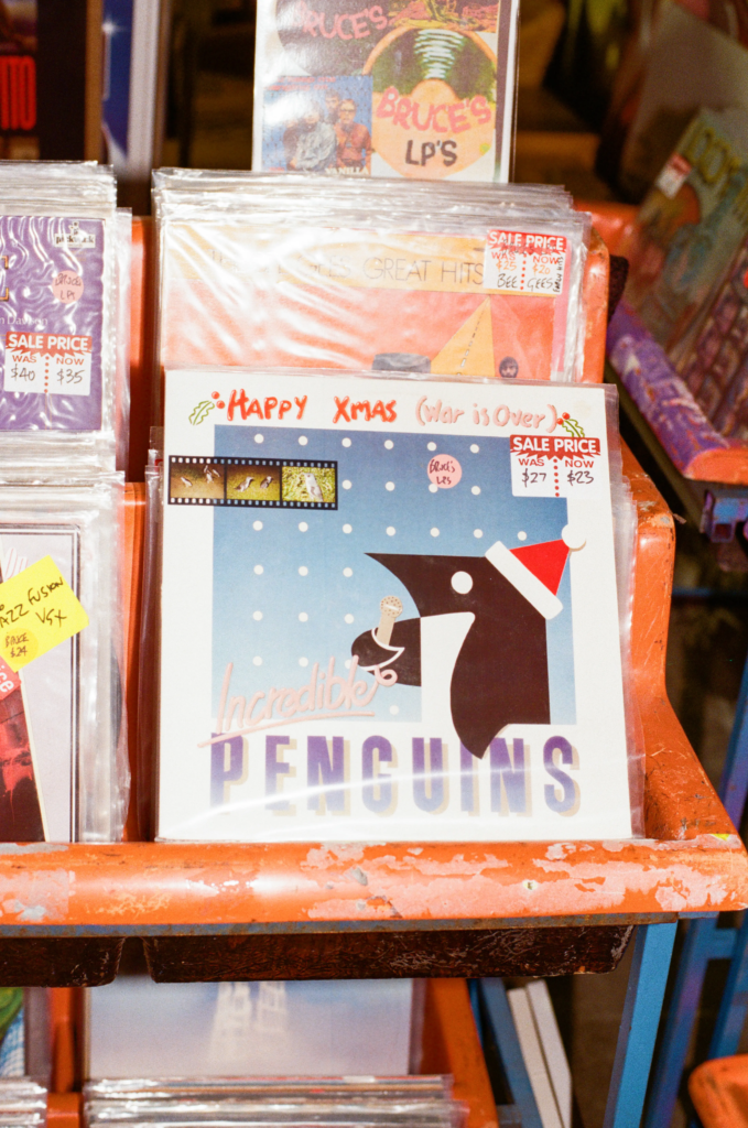 Pre-owned vinyl records and novelty Christmas albums for sale at Bruce’s LPs in Adelaide.