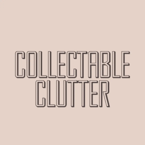 Collectable Clutter logo for Adelaide vintage collectables and retro homewares seller at My Dead Grandpa.