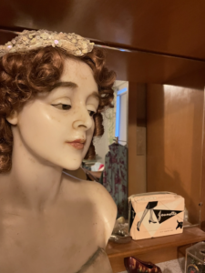 From Here to Eternity vintage mannequin display with 1930s to 1980s vintage clothing styling at My Dead Grandpa Adelaide